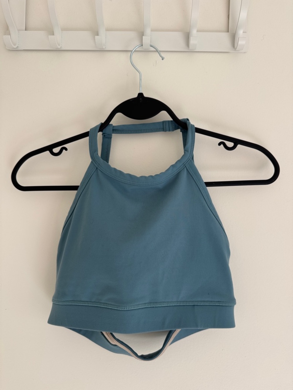 High neck buff bunny workout crop bra